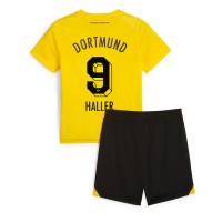 Camiseta Borussia Dortmund Sebastien Haller #9 Primera Equipación para niños 2023-24 manga corta (+ pantalones cortos)